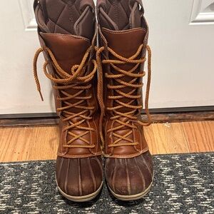 L.L. Bean Tek 2.5 Duck Brown Lace-Up Women's Boots 8M